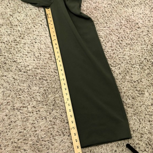 Babaton Women's Jermaine High Rise Wide Leg Pants Size 4 Belted Olive Green NWOT - Picture 12 of 12